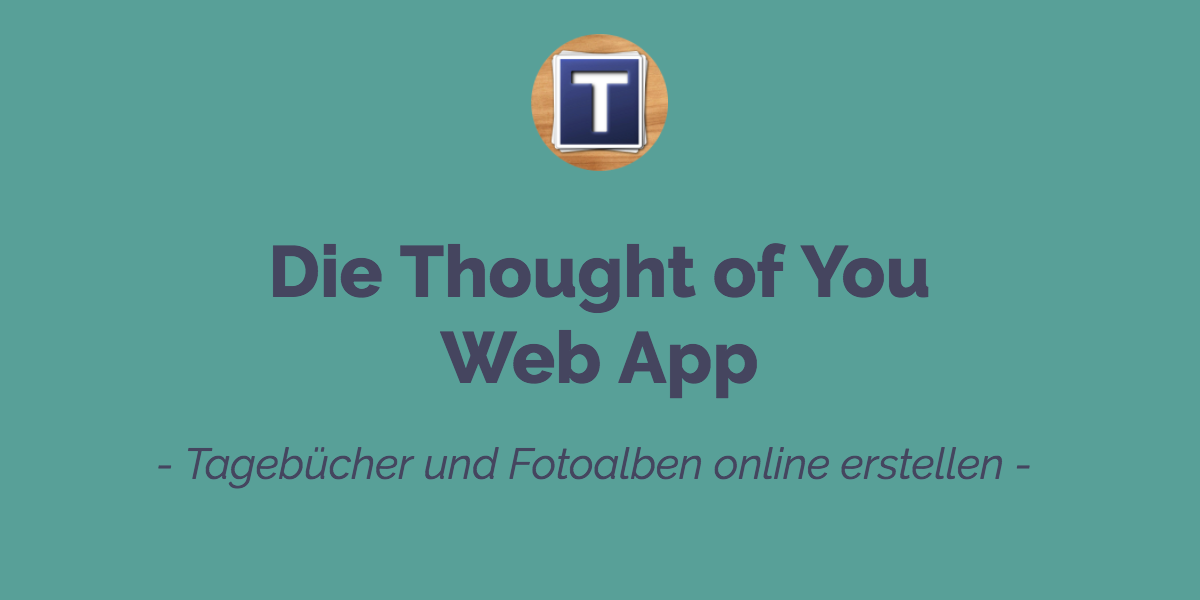 Thought of You Web App